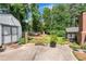 The property features a well-maintained backyard complete with a storage shed and picnic area at 435 Old Holly Rd, Milton, GA 30075