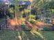 Enclosed garden featuring raised beds, a protective fence, and potential for homegrown vegetables at 435 Old Holly Rd, Milton, GA 30075