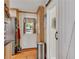 Pantry area with natural light, butcher-block countertop, and storage at 435 Old Holly Rd, Milton, GA 30075