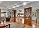 Open concept living room featuring hardwood floors, recessed lighting, and views into the kitchen at 435 Old Holly Rd, Milton, GA 30075