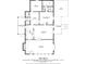 Detailed floor plan showcasing layout of living room, kitchen, bedrooms, and outdoor spaces at 435 Old Holly Rd, Roswell, GA 30075