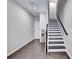 Bright entryway with hardwood floors and staircase at 711 Topsail Ln, Alpharetta, GA 30005