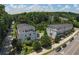Beautiful townhome exteriors feature modern architecture and professionally landscaped grounds in a serene community setting at 5836 Sandy Springs Cir, Atlanta, GA 30328