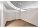 Bedroom featuring neutral carpet, curved architectural detail, and plenty of space at 860 Peachtree Ne St # 1912, Atlanta, GA 30308