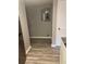 Practical laundry area with modern flooring next to the kitchen, with easy access to amenities at 1150 Rankin Street # D1, Stone Mountain, GA 30083