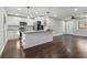 Bright kitchen featuring stainless appliances, subway tile backsplash, and modern white cabinets at 2349 Springdale Rd, Atlanta, GA 30315