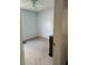 View of bedroom, showing neutral carpet and a ceiling fan at 3059 Brass Dr, Austell, GA 30106