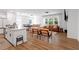 Open-concept living space with hardwood floors, modern furniture, and ample natural light at 4098 Haleston Rd, Duluth, GA 30097