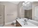 Bathroom features a vanity, toilet, and glass shower at 6459 Chariot St # 35, Atlanta, GA 30328