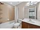 Full bathroom featuring a vanity, a toilet, and a shower with tub at 6459 Chariot St # 35, Atlanta, GA 30328
