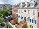 Elegant townhome with classic architecture, brick accents, and well-maintained landscaping at 6459 Chariot St # 35, Atlanta, GA 30328