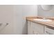 Bathroom featuring a neutral-toned countertop and a modern faucet fixture at 1377 Mill Lake Cir, Stone Mountain, GA 30088