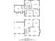 Detailed floor plan showcasing the layout of the home's two floors, highlighting room dimensions and relationships at 1797 Emerson Lake Cir, Snellville, GA 30078