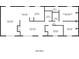 Detailed floor plan showcasing the layout of a 1448 sq ft home with dimensions for each room at 2783 Bicentennial Dr, Stone Mountain, GA 30087