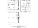 Three floors of floor plans show the relationships and layout of rooms on each floor at 2957 Temple Johnson Rd, Snellville, GA 30039