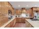 Well-appointed kitchen with stainless steel appliances, custom cabinets, and spacious countertops for cooking at 5040 Fawn Valley Dr, Loganville, GA 30052
