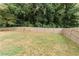 Fenced backyard with privacy fence at 6914 N Baggett Rd, Douglasville, GA 30134