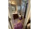 Bathroom with a shower-tub combo, vanity, and toilet at 1604 Haven Cir, Douglasville, GA 30135