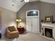Bright living room with fireplace and access to the patio at 1604 Haven Cir, Douglasville, GA 30135