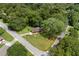 Aerial view of the property highlighting the expansive, tree-lined lot at 3888 Lindley Cir, Powder Springs, GA 30127