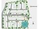 Community map showcasing home locations, streets, mailbox kiosk, dog park, and stormwater facility at 406 Nix Ln, Lawrenceville, GA 30046