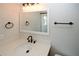 Bathroom featuring a modern vanity with a white countertop and black fixtures at 662 Gary Nw Rd, Atlanta, GA 30318