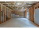 Unfinished basement showcasing studded walls and potential for customization at 173 Parkview Place Dr, Mcdonough, GA 30253