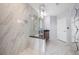 Bright, tiled bathroom with a walk-in shower at 1080 Peachtree Ne St # 2710, Atlanta, GA 30309