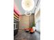 Welcoming lobby area with curved seating, unique lighting, and modern design at 1080 Peachtree Ne St # 2710, Atlanta, GA 30309