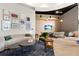Stylish resident lounge with comfortable seating areas, modern decor, and plenty of natural light at 1080 Peachtree Ne St # 2710, Atlanta, GA 30309