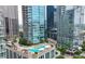 Rooftop pool and lounge area with city views offer a resort-like experience at 1080 Peachtree Ne St # 2710, Atlanta, GA 30309