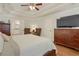 Spacious main bedroom featuring hardwood floors and a neutral color palette at 4045 Boles Creek Dr, Duluth, GA 30096