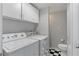 Well-equipped laundry room with washer, dryer, and adjacent half bath offers convenience and functionality at 836 Saint Charles Ne Ave # I, Atlanta, GA 30306