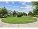 Beautifully maintained community green space with manicured landscaping and inviting atmosphere at 6930 Whitman Walk, Alpharetta, GA 30005