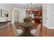 Charming dining room with modern lighting, stainless appliances, and an eat-in kitchen at 825 Highland Ne Ln # 1116, Atlanta, GA 30306