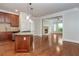 Well-lit kitchen features wood cabinets, granite counters, stainless steel appliances, and a center island at 825 Highland Ne Ln # 1116, Atlanta, GA 30306