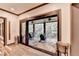 This spacious dining area has sliding glass doors to the covered deck at 10020 Normandy Ln, Suwanee, GA 30024