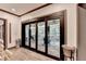 This spacious dining area has sliding glass doors to the covered deck at 10020 Normandy Ln, Suwanee, GA 30024