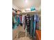 Walk-in closet with ample storage and organization space for clothes and shoes at 3907 Cedar Cir, Tucker, GA 30084