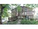 Townhouse featuring private decks and lush surrounding greenery at 3907 Cedar Cir, Tucker, GA 30084