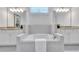 Bathroom features a soaking tub and granite countertops at 6179 Ashbranch Dr, Acworth, GA 30101