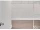 Empty walk-in closet at 6179 Ashbranch Dr, Acworth, GA 30101