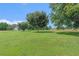 Large, flat backyard with mature trees, perfect for outdoor activities at 487 Laney Rd, Locust Grove, GA 30248
