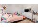 Well lit bedroom with luxury vinyl plank flooring and modern decor at 487 Laney Rd, Locust Grove, GA 30248