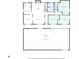 Upstairs and basement layout of a two-story home with a basement garage at 655 Stone Harbor Sw Pkwy, Marietta, GA 30060