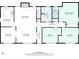 Floor plan showcasing living spaces, including a primary bedroom and eat-in kitchen at 655 Stone Harbor Sw Pkwy, Marietta, GA 30060