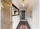 Welcoming foyer with unique stone-patterned flooring, neutral walls, and decorative niches for displaying artwork at 655 Stone Harbor Sw Pkwy, Marietta, GA 30060