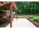 Spacious outdoor patio extends to the lovely backyard, perfect for enjoying the outdoors at 655 Stone Harbor Sw Pkwy, Marietta, GA 30060