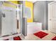 Well-appointed bathroom includes a glass-enclosed shower and separate soaking tub at 1232 Candler Ct, Morrow, GA 30260