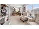 Cozy sitting area leads to the spacious main bedroom with natural light from the windows at 916 Gambino Trce, Peachtree City, GA 30269